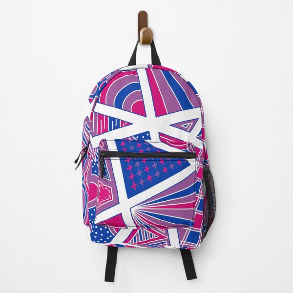Item preview, Bi Bisexual Pride Zen Doodle Abstract Pink Purple Blue designed and sold by JoyfulJen.