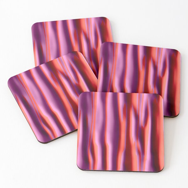 Item preview, Bulgey Pink and Red Verticle Stripe Pattern designed and sold by TheRulerofEarth.