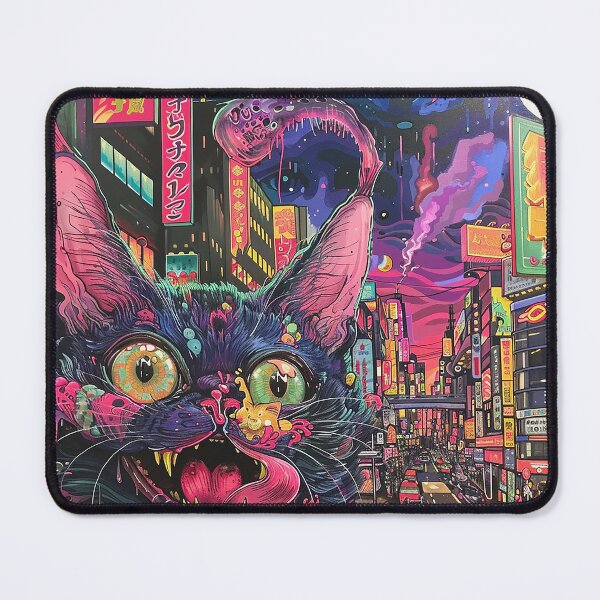 Item preview, Psychedelic Cats Art designed and sold by nomiraclehere.