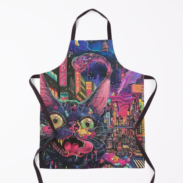 Item preview, Psychedelic Cats Art designed and sold by nomiraclehere.