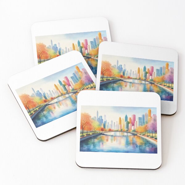 Item preview, Waterscape Whimsy: A Dreamy City Dive designed and sold by PanoramaPrints.