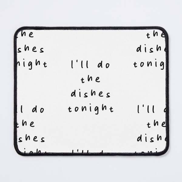 Item preview, I’ll do the dishes tonight | Minimalist Style | Handwritten Font designed and sold by RM-Journey.