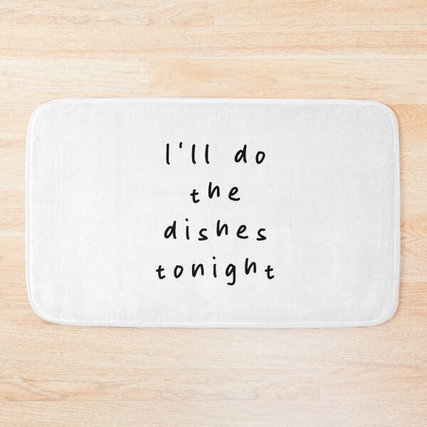 Item preview, I’ll do the dishes tonight | Minimalist Style | Handwritten Font designed and sold by RM-Journey.