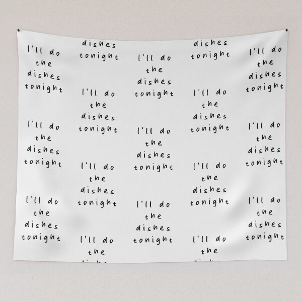 Item preview, I’ll do the dishes tonight | Minimalist Style | Handwritten Font designed and sold by RM-Journey.