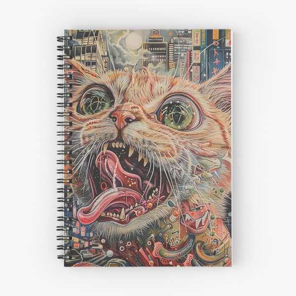Item preview, Psychedelic Cats Art designed and sold by nomiraclehere.