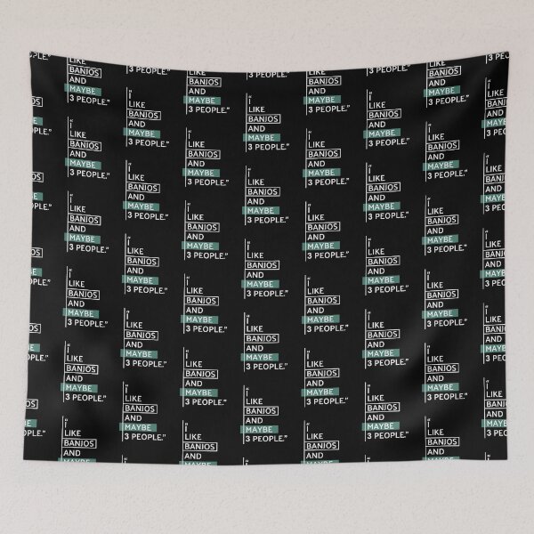 Item preview, I Like Banjos & Maybe 3 People! designed and sold by MaryAller.