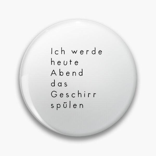 Item preview, Ich werde heute Abend das Geschirr spülen | Minimalist Style | Handwritten Font designed and sold by RM-Journey.