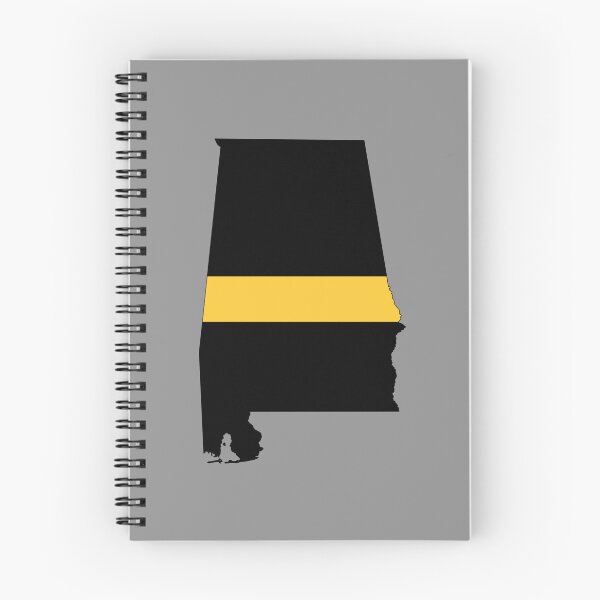 Item preview, Alabama state outline 911 Dispatcher Emergency Telecommunications Thin Gold Line flag designed and sold by GulfCoastDesign.