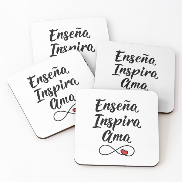 Item preview, Enseña, inspira, ama. Teach, Inspire, Love - in Spanish. designed and sold by pidzam4e.