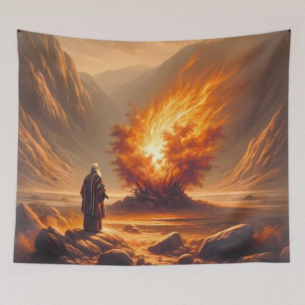 Item preview, The Burning Bush: Divine Encounter designed and sold by LivingArtClips.