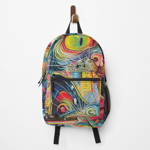 Item preview, Psychedelic Cats Art designed and sold by nomiraclehere.