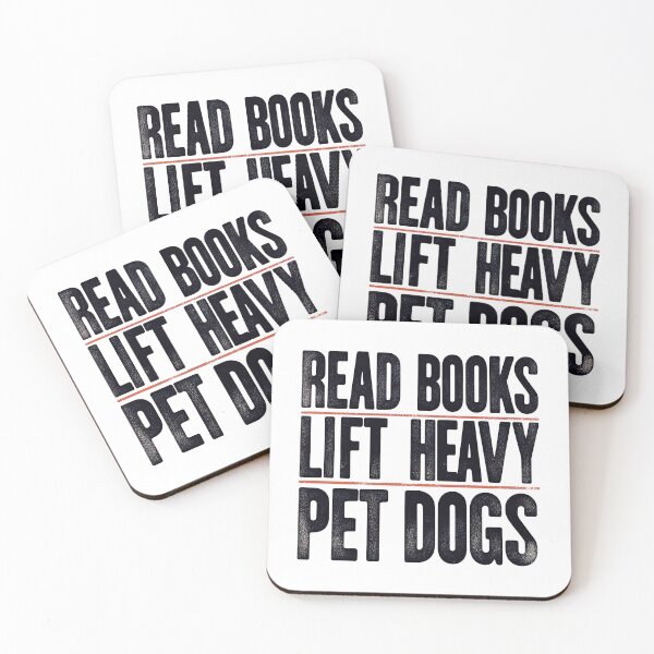 Item preview, Read Books Lift Heavy Pet Dogs T-Shirt designed and sold by MAPDDesigns.