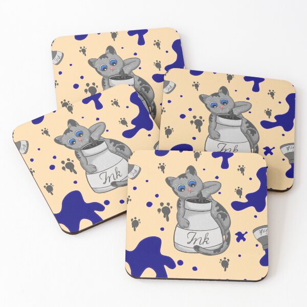 Item preview, Inky Oopsy Cats designed and sold by SquibbleDesign.