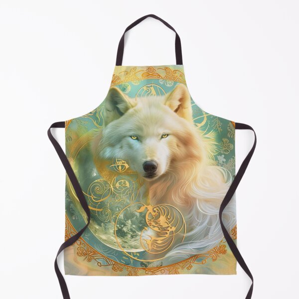 Item preview, White wolf portrait  designed and sold by Lewis-mart.