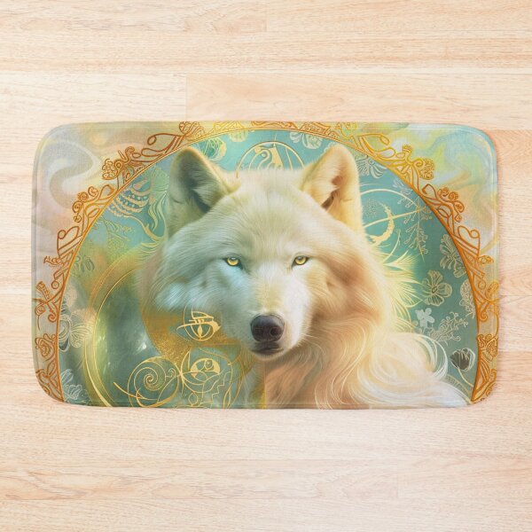 Item preview, White wolf portrait  designed and sold by Lewis-mart.