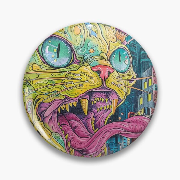 Item preview, Psychedelic Cats Art designed and sold by nomiraclehere.