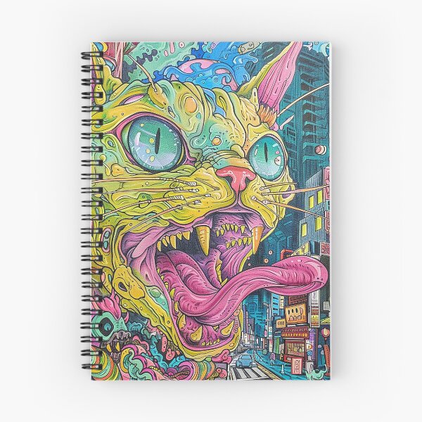 Item preview, Psychedelic Cats Art designed and sold by nomiraclehere.