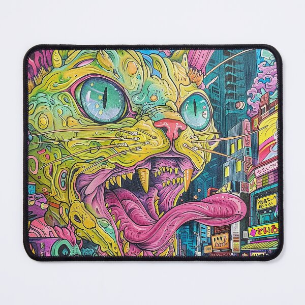 Item preview, Psychedelic Cats Art designed and sold by nomiraclehere.