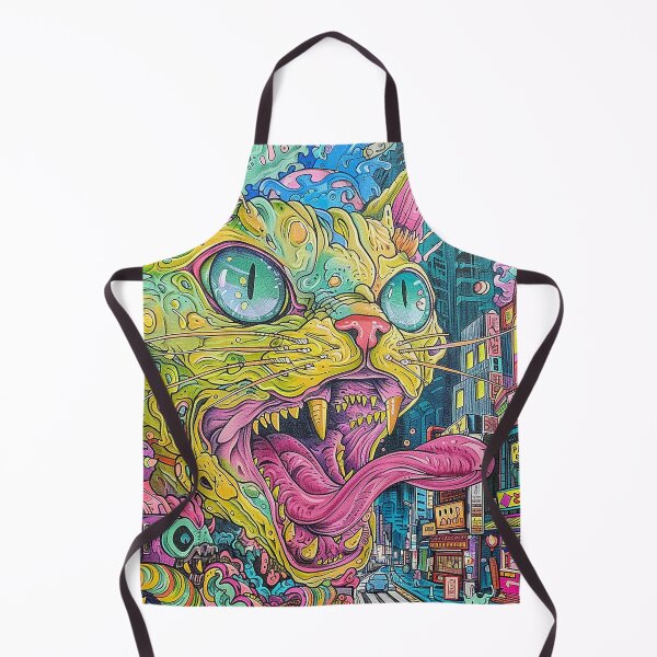 Item preview, Psychedelic Cats Art designed and sold by nomiraclehere.