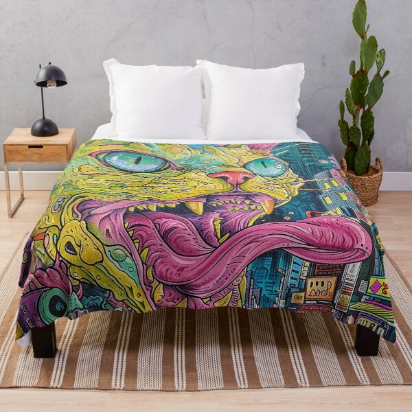 Item preview, Psychedelic Cats Art designed and sold by nomiraclehere.