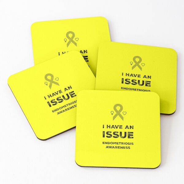 Item preview, Endo Warrior "I have an issue", Endometriosis Awareness - Yellow Edition designed and sold by Adam Brooq.