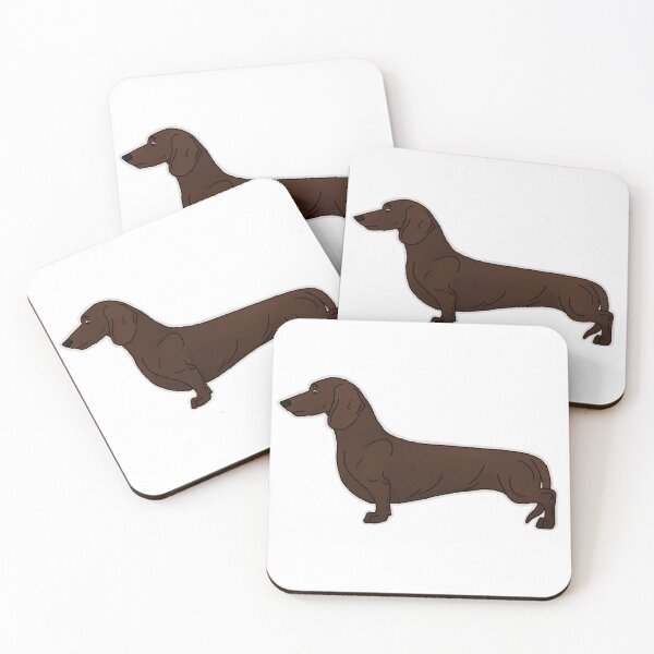 Item preview, Brown Short Coated Dachshund designed and sold by harmopiavu.