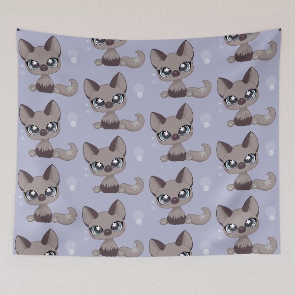 Item preview, littlest pet shop cat designed and sold by StabbyCatto.