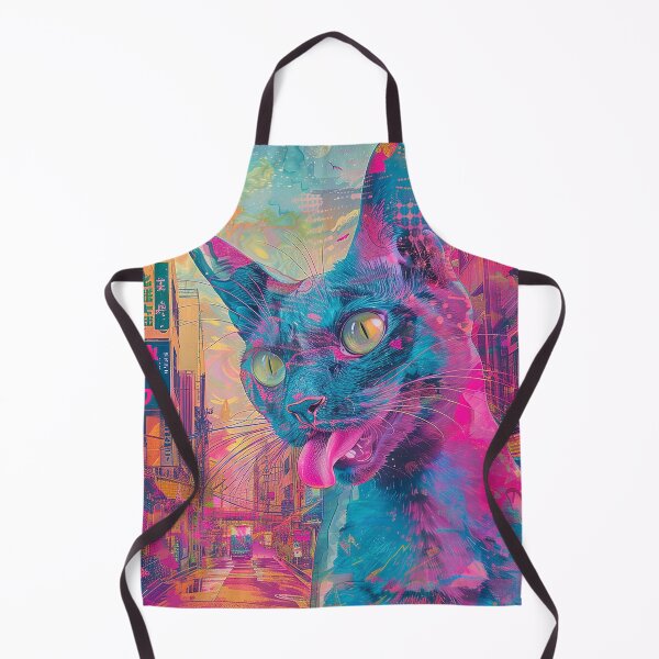 Item preview, Psychedelic Cats Art designed and sold by nomiraclehere.