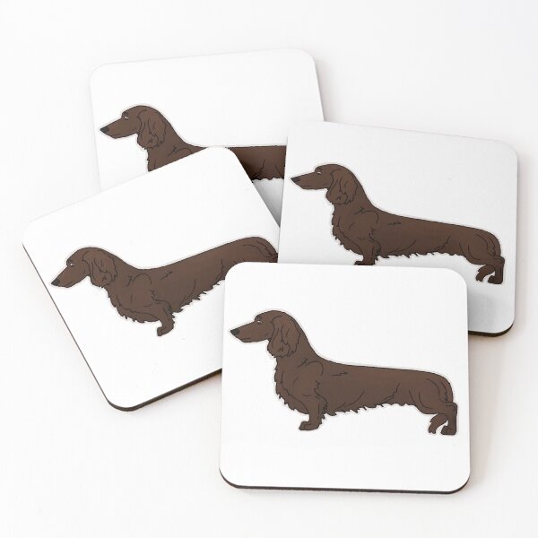 Item preview, Brown Long Coated Dachshund designed and sold by harmopiavu.