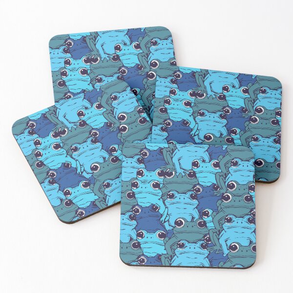 Item preview, Leapin Froggy Delight Extreme Blue designed and sold by Claudia S. Design.