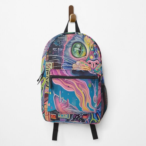 Item preview, Psychedelic Cats Art designed and sold by nomiraclehere.