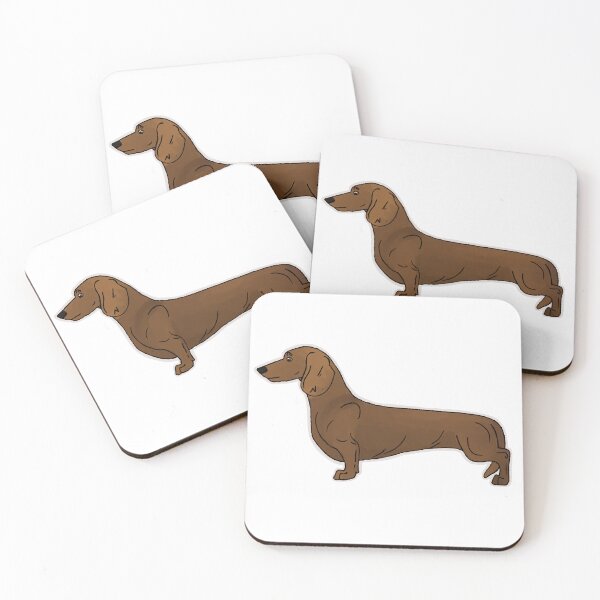 Item preview, Blonde Short Coated Dachshund designed and sold by harmopiavu.