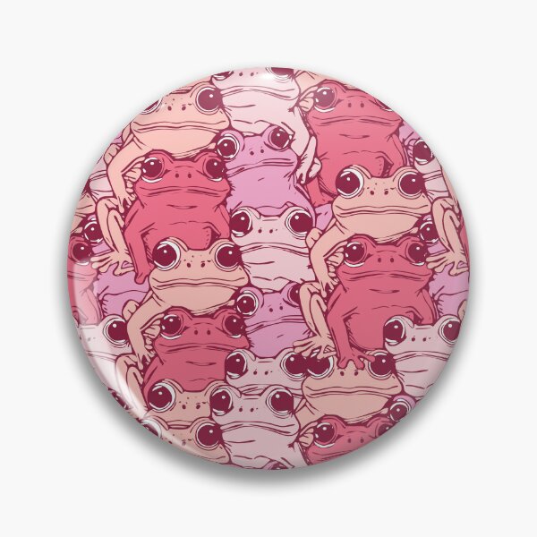 Item preview,  Leapin Froggy Delight Deep Pink designed and sold by Claudia S. Design.