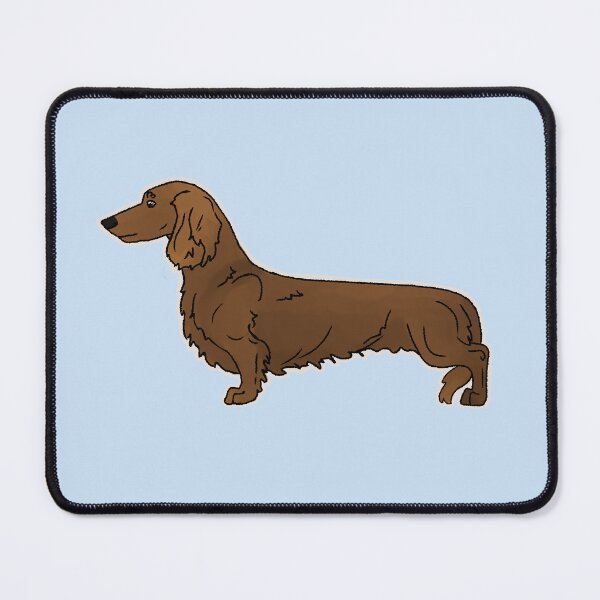 Item preview, Blonde Long Coated Dachshund designed and sold by harmopiavu.