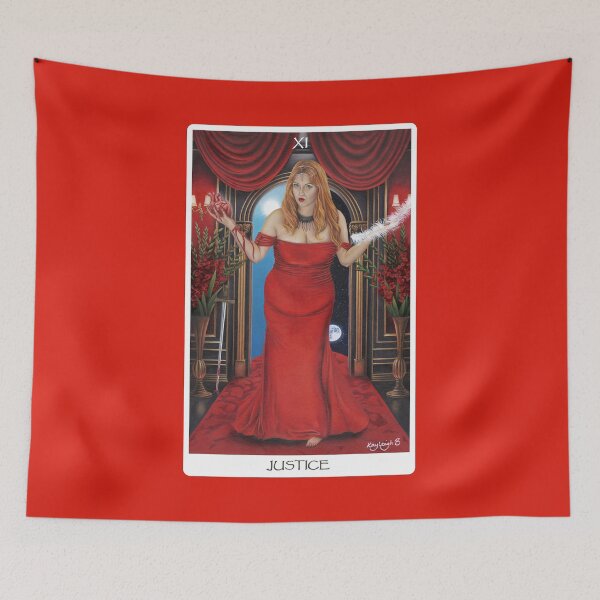 Item preview, Justice Tarot Card designed and sold by Artbykayleighb.