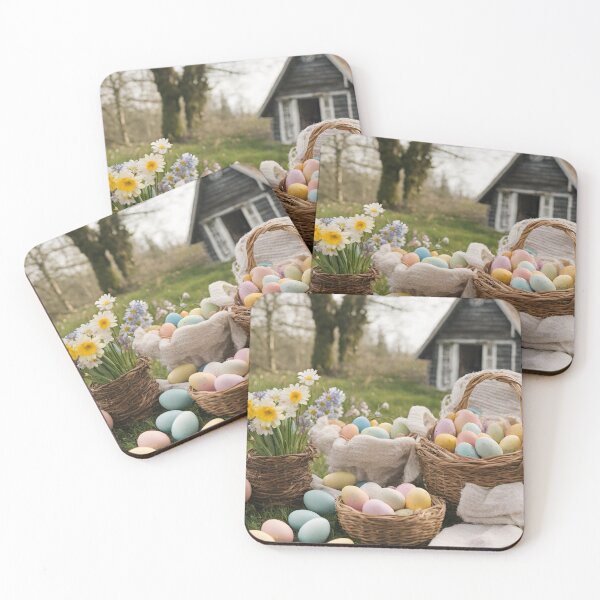 Item preview, Cottagecore - Easter Eggs and Bunnies 3 designed and sold by rylalgarra.