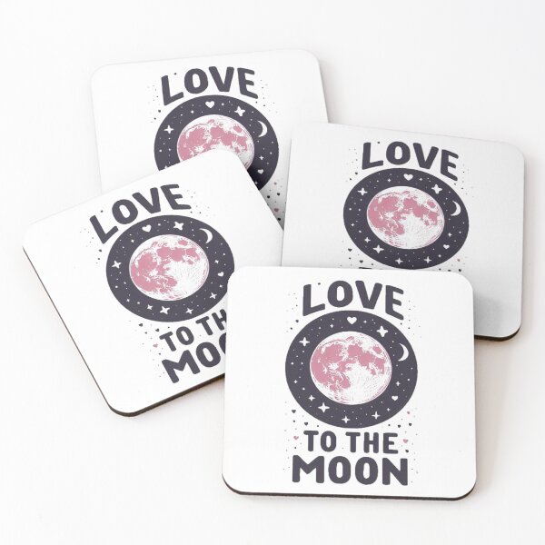 Item preview, I Love You To The Moon designed and sold by Capri Valentine Bootik.