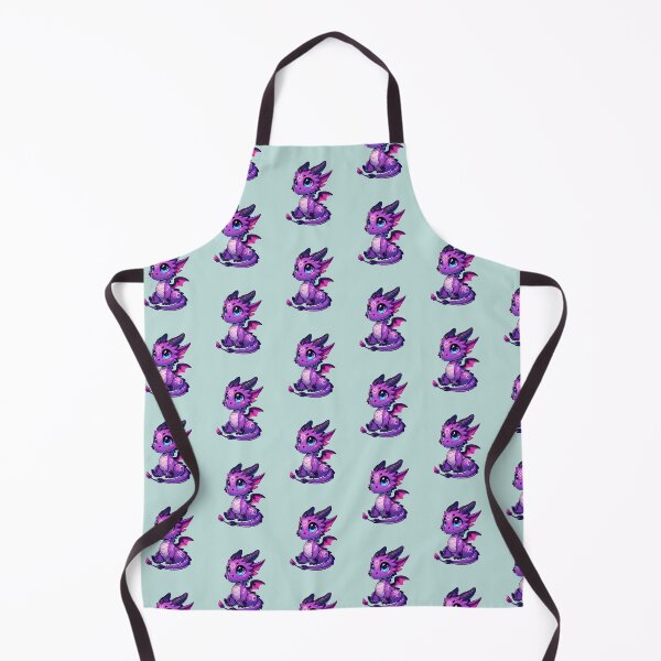 Item preview, Cute Purple Young Dragon, Kawaii Psychic Elemental designed and sold by TD-Humor.