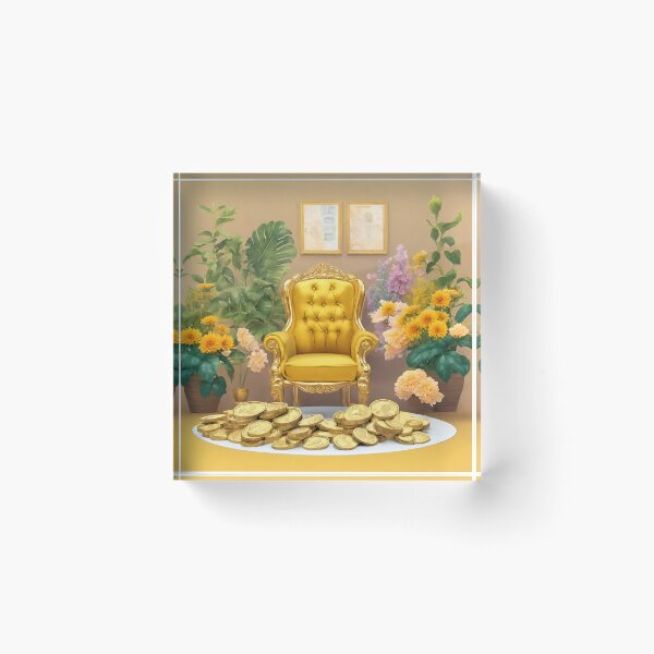 Item preview, Copy of Millionnaire lifestyle, gold coins, flowers and lanterns  designed and sold by Sugar Wisdom .