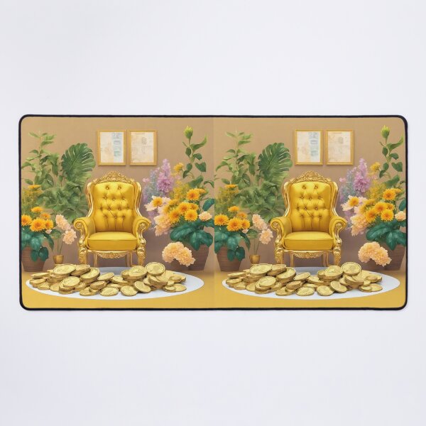 Item preview, Copy of Millionnaire lifestyle, gold coins, flowers and lanterns  designed and sold by Sugar Wisdom .