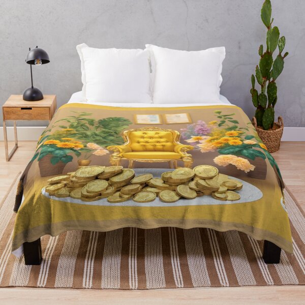 Item preview, Copy of Millionnaire lifestyle, gold coins, flowers and lanterns  designed and sold by Sugar Wisdom .