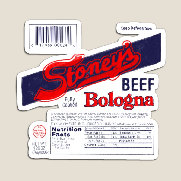 Item preview, Stoney's Bologna - Red Packaging - BEEF designed and sold by okaybut whatif.