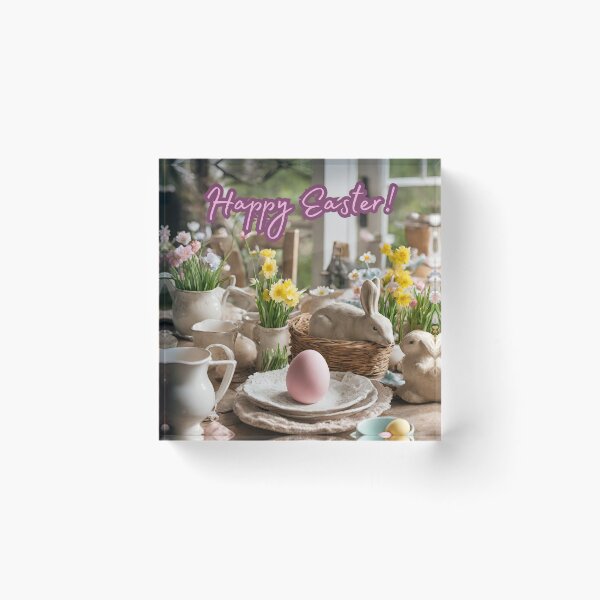 Item preview, Cottagecore - Happy Easter Eggs and Bunnies designed and sold by rylalgarra.