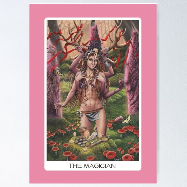 Item preview, The Magician Tarot Card designed and sold by Artbykayleighb.