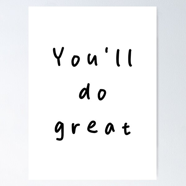 Item preview, You'll do great | Minimalist Style | Handwritten Font designed and sold by RM-Journey.