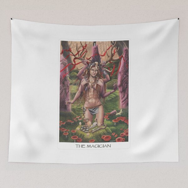 Item preview, The Magician Tarot Card - White designed and sold by Artbykayleighb.