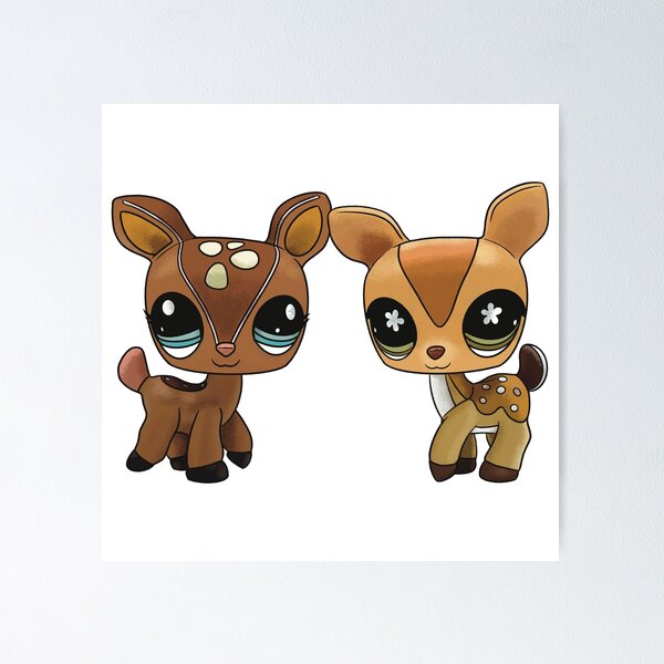 Item preview, LPS Deer #2499 and #634 designed and sold by daniasdesigns.