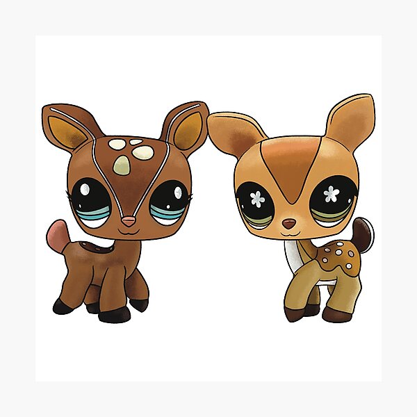 Item preview, LPS Deer #2499 and #634 designed and sold by daniasdesigns.