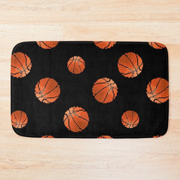 Item preview, Pixel Basketball Pattern (black) designed and sold by D-Vogt-Grafik.