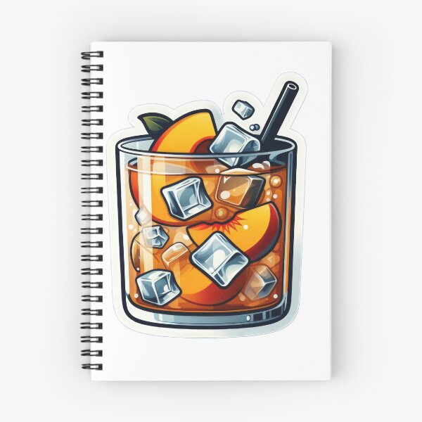 Item preview,  iced peach tea with peach designed and sold by Expressions-Sel.